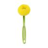 Cepillo de repuesto mango de plástico alargado cepillo para lavar sartenes cepillo para sartenes platos cuencos sin aceite cepillo de calabaza de lufa mango largo cepillo hidráulico para sartenes