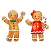 Decorações de Árvore de Natal para Pátio e Jardim de Homem de Gengibre Fofo Novo Transfronteiriço de Natal de 2025