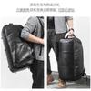 Bolso de mano de cuero para hombre directo de fábrica, bolsa de viaje, viaje al aire libre, equipaje de piel de vaca, mochila de cuero convertible