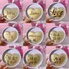 Shuibeike Mismo Estilo Oro Puro 999 Caja de Regalo para el Día de San Valentín para Novia, Corazón Único Amor Corazón de Oro en Forma de Pastel