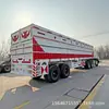 Exportación Transfronteriza de Semirremolques de Transporte Tipo Caja, Remolques de Arrastre Tipo Caja Autodescargables de Giro Lateral, Semirremolques con 2 Ejes