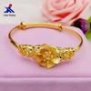 Venda por atacado bronze banhado a ouro amor rosa push-pull pulseira vácuo chapeamento joias de casamento entidade e-commerce fornecimento