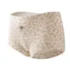Cuecas Boxer Femininas Novo Estilo, Tipo Algodão Bebê, Antibacterianas, Cobertura Estendida na Virilha, Estampa Floral, Boxer de Quatro Cantos para Meninas
