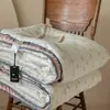 Estilo Francês Um Pequeno Floral Retrô Algodão Fio Duplo Renda Pequena Colcha de Feijão Lavável à Máquina Primavera Outono Inverno Colcha Colcha Quente