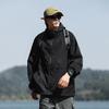Estilo Americano Protetor Solar Roupas Masculinas Verão Fino Gelo Jaqueta de Seda Respirável Moda Marca Pesca Protetor Solar Roupas ao Ar Livre Esportes Pele Roupas
