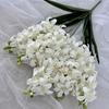 Jacinto artificial de 5 cabeças, flor artificial da andorinha voadora, nova criptografia decoração de casamento flor de seda fábrica atacado