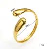 Nuevo Pulsera Abierta de Moda Elegante con Forma de Gota de Agua Brillante y Cruzada para Mujeres Estilo Ins Moderna Versátil de Lujo Ligero Venta al por Mayor
