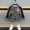 Ropa para niños, traje de béisbol para niños, abrigo de primavera y otoño de 2025, nuevo estilo, abrigo de primavera para bebés y niños, chaqueta para niños.