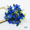 7 Lirios Pequeños para Decoración de Fiesta de Celebración de Boda Lirios de Seda Flores Artificiales Accesorios de Fotografía Flores