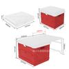 Nueva caja de almacenamiento plegable multifuncional para acampar al aire libre, caja de plástico para acampar con puerta lateral, venta al por mayor