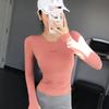 Ropa Deportiva de Otoño e Invierno para Mujer, Camisetas Ajustadas de Manga Larga de Secado Rápido para Yoga, Camisetas de Entrenamiento para Correr, Ropa de Fitness que Absorbe la Humedad y Elimina el Sudor