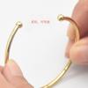 Nuevo Pulsera Deformable Trenzada Ajustable Estilo Europeo y Americano Chapada en Cobre Oro Real con Sensación de Alta Gama, Modelo Ajustable Estilo Lujo Ligero de Nicho