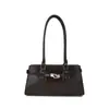 Bolso de mano retro cuadrado pequeño popular de este año para mujer 2026 Otoño nueva llegada color liso simple bandolera bolso para ir al trabajo axila