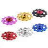 Accesorios de Polea de Desviador de Bicicleta Polea de Bicicleta de Montaña Desviador Desviador Trasero Polea Multicolor Anodizada CNC