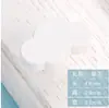 Alça de armário infantil de desenho animado, alça de gaveta de silicone fofa anti-colisão, alça de guarda-roupa Estrela Lua Nuvem Branca redonda