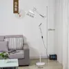 Lámpara de pie plegable de brazo largo, LED de espectro completo para protección ocular para estudiar, adecuada para sala de estar, dormitorio y estudio, lámpara de pie para iluminación básica