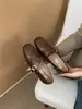 Sapatos Mary Jane de Nicho Estilo Francês, Sapatos de Couro Retrô, Sapatos Baixos Estilo Coreano, Novos Sapatos Femininos para Primavera e Outono, Mocassins Versáteis
