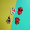 Nuevos Accesorios de Oso Pajarita Acrílica Venta al por Mayor Hechos a Mano DIY Pegamento de Crema Pinzas para el Cabello de Niños Decoraciones para Ropa Funda de Teléfono