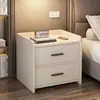 Mesita de noche para uso doméstico, nuevo modelo 2026, diseño simple y moderno, tamaño pequeño, adecuada para apartamentos de alquiler, armario de almacenamiento fácil de montar