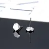Brincos de Studs de Diamante Preto e Branco Masculino Tendência ins Distintivo Corpse Bonito Brincos Individuais Feminino Moda Simples Estilo Frio Brincos Geométricos