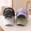 Gorra de béisbol fina con visera de estilo coreano para niños, primavera y otoño, con bordado de letras, para hombres y mujeres, con protección solar, venta al por mayor