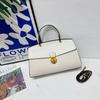 Bolsa Feminina Platinum Portátil Casual Transfronteiriça Nova Bolsa Kelly Textura Moda Urbana Temperamento Ombro Único Transversal Bolsa Feminina