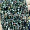 Ágata de Cristal Casual y Exquisita Grava de Agujero Recto Pequeño con Cuentas Sueltas Grava Asimétrica de Cristal Rosa Citrino Amatista
