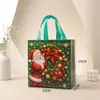 Sacolas de presente de Natal transfronteiriças, sacolas festivas para embalagem de presentes, sacolas de presente de Véspera de Natal, sacolas tote em formato de maçã, sacolas de doces de Halloween