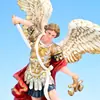 Productos religiosos culturales transfronterizos suministrados exclusivamente desde la fábrica de origen: artículos de manualidades de resina, adornos de estatua del Arcángel Día del Juicio