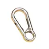 Llavero colgante de cintura para coche para hombre y mujer, llavero de metal completo, pareja, llavero anti-pérdida, personalidad simple, alto