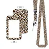 Porta Credencial Estampado de Leopardo Transfronterizo, Insignia de Empleado Estilo Ins, Credencial de Trabajo con Correa, Clip Trasero de Metal, Porta Credencial Retráctil