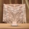 (individualmente embalado) Calcinha feminina transparente de renda sexy cintura alta barriga quadril algodão antibacteriano virilha calcinha