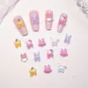 Sanrio Kt Cat Desenho Animado Japonês Acessórios para Nail Art Resina Peças Pequenas Brincos DIY Presilhas de Cabelo Acessórios de Decoração de Unhas Vestíveis