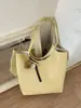 Bolsa de Axila Retrô Grande Capacidade Transfronteiriça Bolsa de Trabalho Feminina 2026 Nova Bolsa Tote Tecida Bolsa de Ombro Simples
