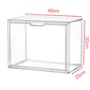 Caja de Almacenamiento a Prueba de Polvo para Discos de Vinilo y CDs Estante de Exhibición para Colección de Postales y CDs de CD Estante para Colocar Muñecos de Álbumes