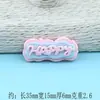 Nuevos Accesorios de Resina Marca Happy Word Materiales Decorativos de Dibujos Animados Pegamento de Crema para Manualidades DIY Funda para Teléfono Móvil Pasador Imán para Refrigerador