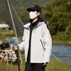 Chaqueta casual de exterior 2026, tres en uno, con forro polar, a prueba de viento, impermeable, a prueba de frío, cálida, con capucha ajustable