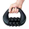 Massageador de rolo cruzado para relaxamento da fáscia de todo o corpo, ombro, pescoço, cintura, costas, pernas, massageador elétrico, rolo de massagem portátil