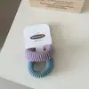 Paquete de 2 Scrunchies de Toalla Rayados de Colores ~ Alta Calidad, Elásticos, Engrosados, Duraderos, Suaves con el Cabello, Bandas de Goma Fáciles de Usar
