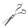 Tijeras de Peluquería Mango Flor de Ciruelo Brillante de 6.0 pulgadas Dl-20, Tijeras para Cortar el Cabello, Tijeras Planas, Tijeras para Flequillo, Tijeras Entresacadoras