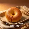 Juguete de tienda de panadería de donas grandes simuladas, decoración, colgante para llavero, accesorio DIY, imán para refrigerador, hebilla para zapatos