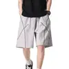Pantalones Cortos Deportivos de Cintura Elástica Estilo Hasselblad para Hombres y Mujeres, Shorts Ligeros de Cinco Puntos para Exteriores de Verano, Pantalones Retro Casuales Rectos de Largo Medio