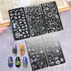 Suministro Transfronterizo de Juegos de Placas de Estampado para Uñas, Plantillas DIY de Transferencia para Uñas, Venta al por Mayor de Fabricantes