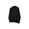DERTO 100 Lã Merino Lã Pura Malha Fina Ajustado Camada Base Suéter Gola Redonda Gola Meio Alta Suéter Masculino