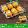 Kiwi fruta kiwi fruta caja de embalaje desechable cuatro seis caja de plástico transparente caja de fruta caja de embalaje engrosada