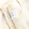 Camiseta Manga Curta Algodão Puro Pesado Estilo Japonês 500g para Mulheres, Gola Redonda Versátil, Ombro Caído, Cor Sólida, Manga Meia-Manga, Camiseta Atacado