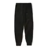 Calça esportiva lisa cor preta cinza bico de pé primavera e outono calças casuais masculinas e femininas série composta calças para adulto 350g atacado
