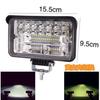 Foco LED para camión, automóvil, 12 V/24 V, ingeniería, carretilla elevadora, vehículo agrícola, luz de marcha atrás, luz potente modificada, faro delantero