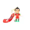 Chaveiro da Copa do Mundo de 2026 nos Estados Unidos, Canadá e México, Lembrança Estrela, Pingente de Borracha Macia 3D em PVC, Pingente Personalizado para Bolsa