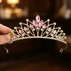 Coroa de Princesa Infantil, Acessórios de Cabelo para Apresentação de 1º de Junho, Presente de Aniversário, Adorno de Cabeça, Acessórios de Casamento para Noiva, Coroa para Vestido de Menina
